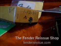 Fender Stratocaster - Reissue Strat Necks — 1 12 83 V005085