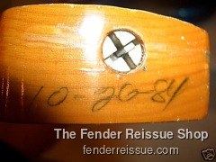 Fender Stratocaster - Reissue Strat Necks — 10 26 84 LPB57