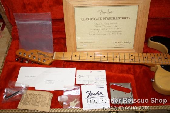1982 Fender '52 Reissue Telecaster - SOLD — 002