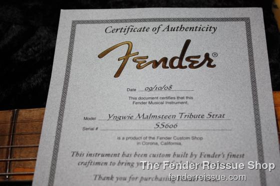 Fender Custom Shop Yngwie Malmsteen Play Loud Stratocaster SOLD. — 261