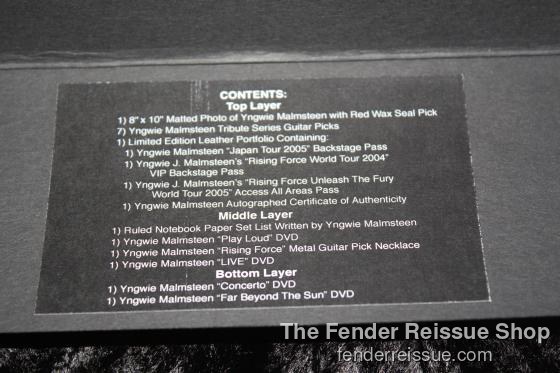 Fender Custom Shop Yngwie Malmsteen Play Loud Stratocaster SOLD. — 277