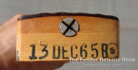 fender 1965 stratocaster neckdate strat