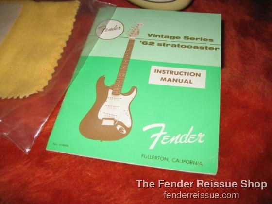 1984 Fender '62 Reissue Stratocaster - SOLD