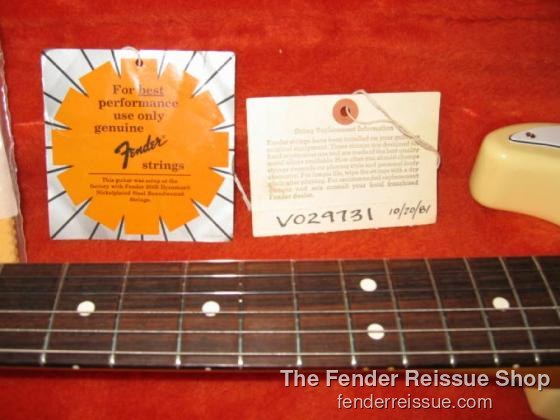 1988 Fender '62 Reissue Stratocaster - Sold