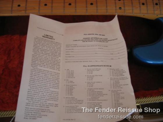 1987 Fender '57 Reissue Stratocaster - Sold