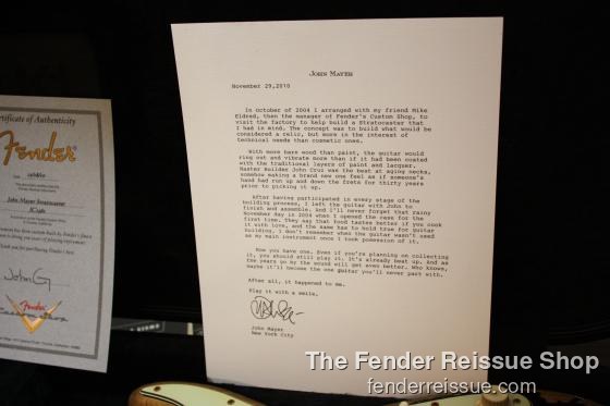 Fender John Mayer Limited Edition Black1 The Black One Custom Shop Stratocaster - SOLD