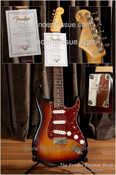 Fender Masterbuilt John Mayer Prototype Stratocaster Stage Played JM002 Proto — JM002 label1 0